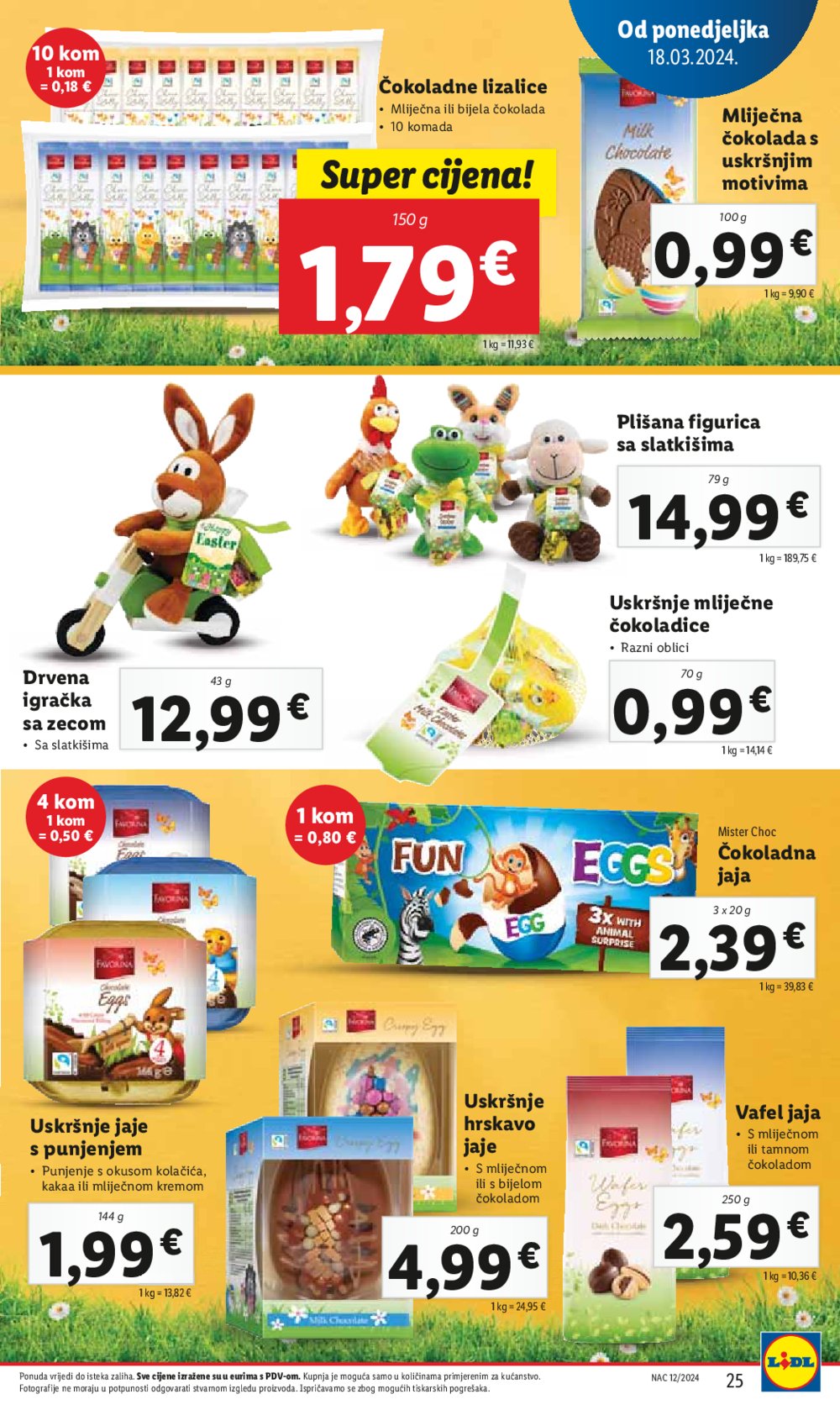 Lidl katalog Super ponuda od ponedjeljka 18.03.-24.03.2024.