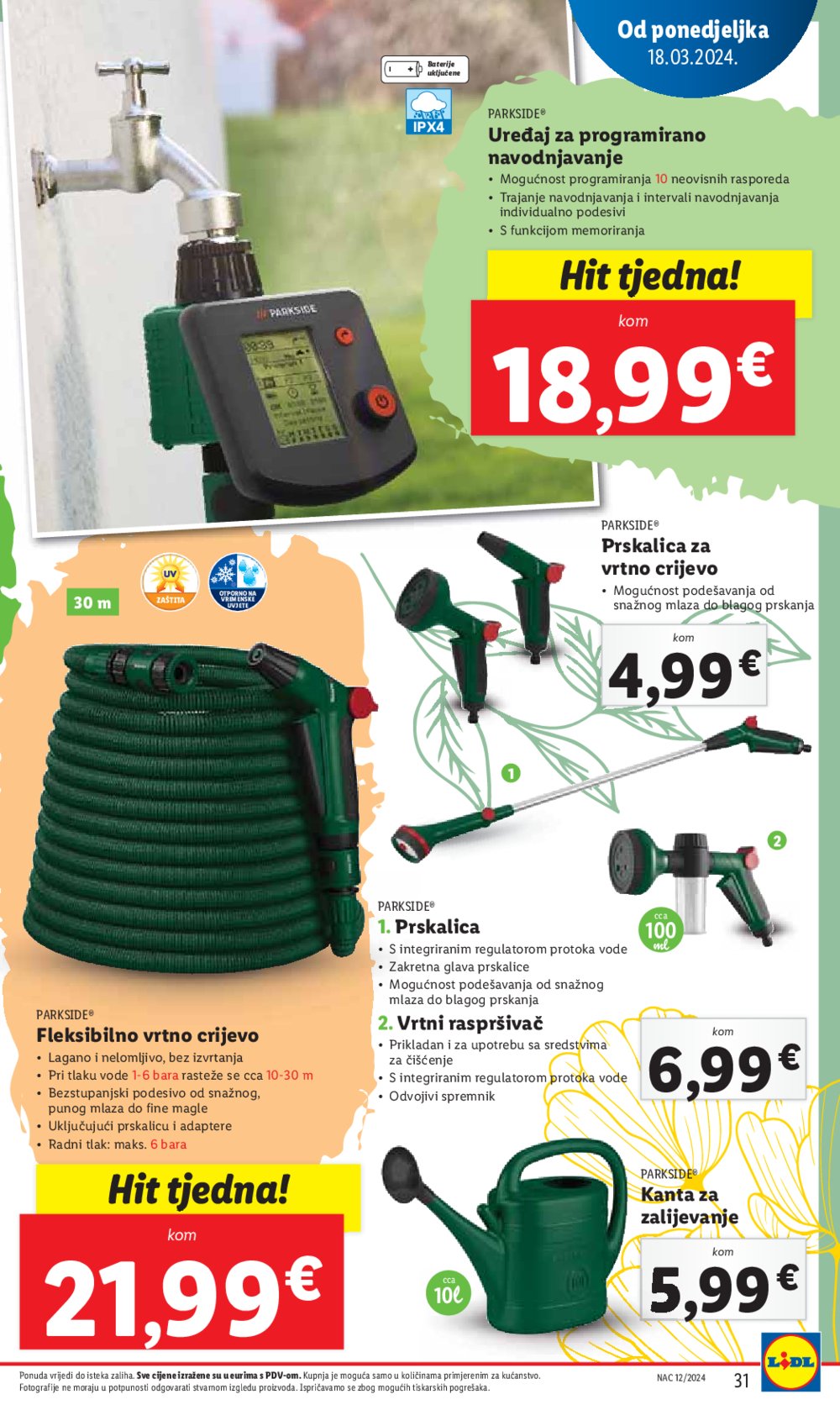 Lidl katalog Super ponuda od ponedjeljka 18.03.-24.03.2024.