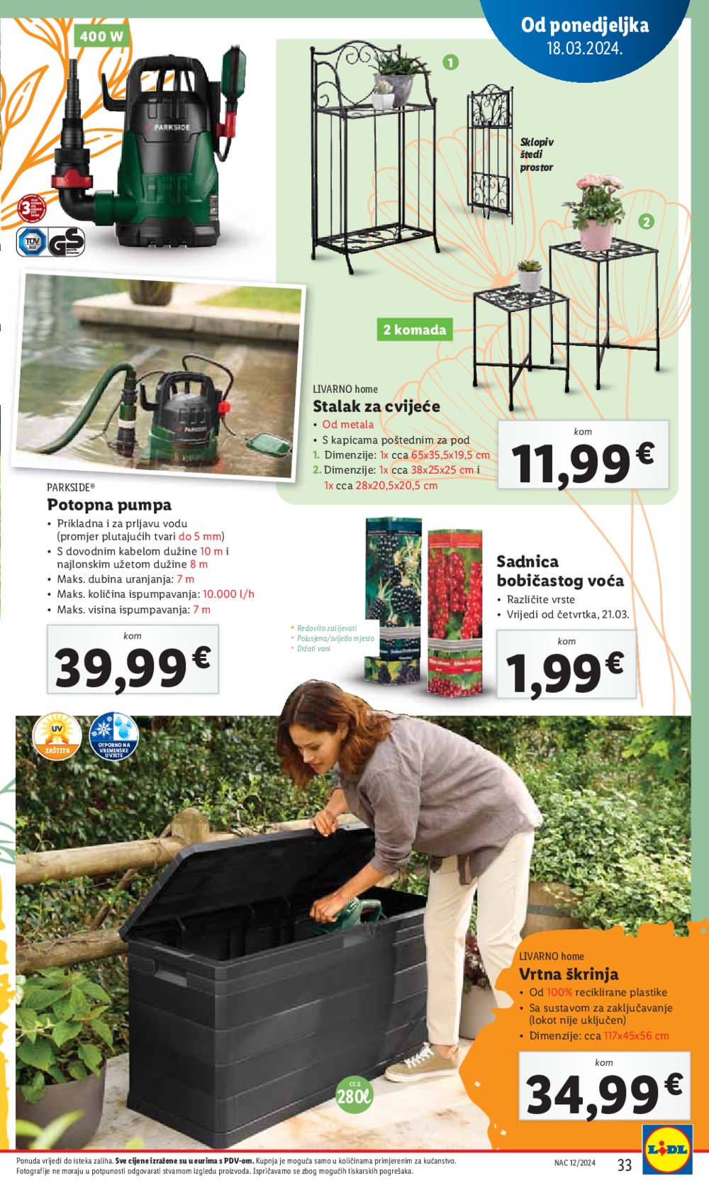 Lidl katalog Super ponuda od ponedjeljka 18.03.-24.03.2024.