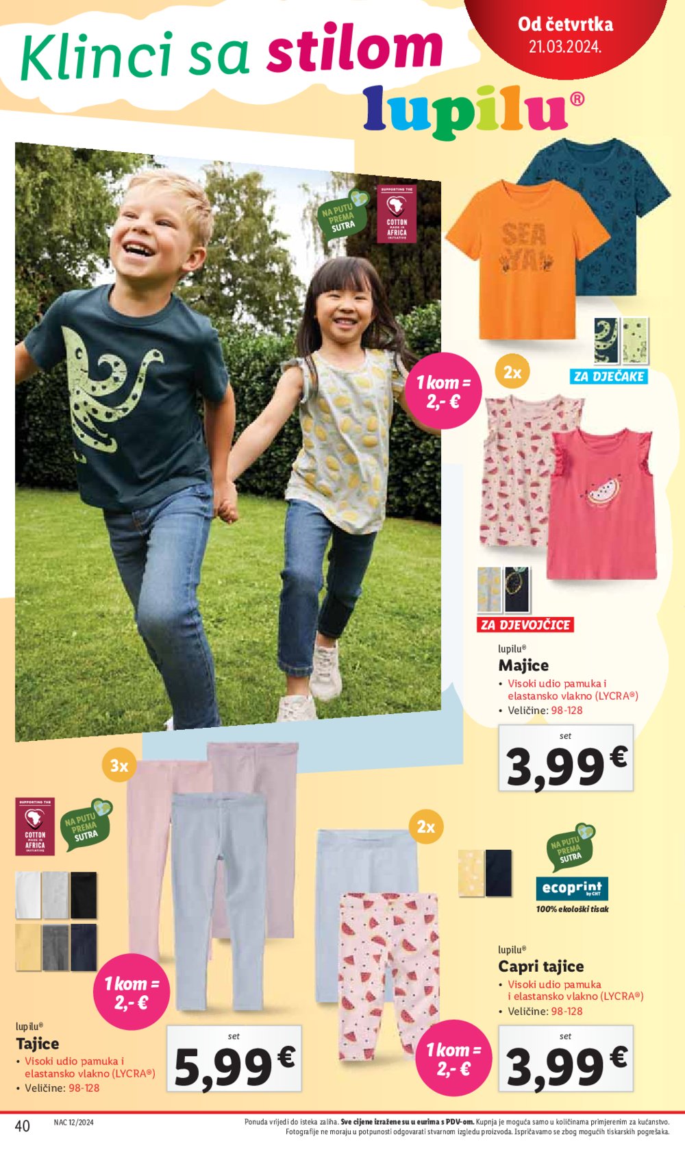 Lidl katalog Super ponuda od ponedjeljka 18.03.-24.03.2024.