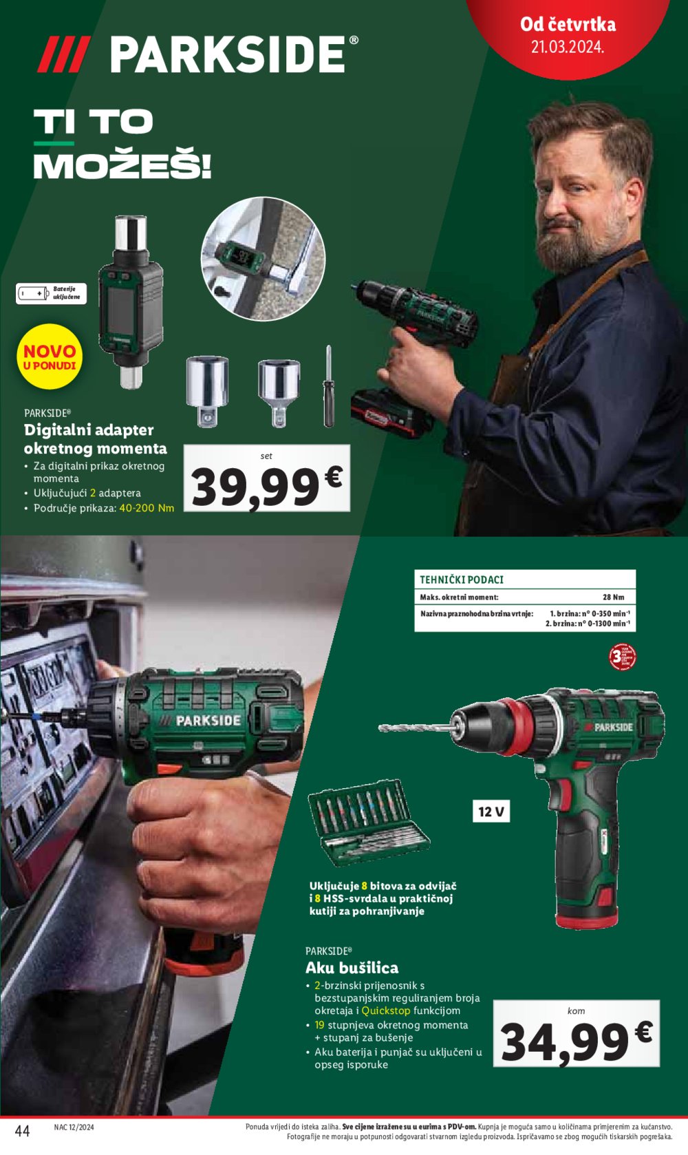 Lidl katalog Super ponuda od ponedjeljka 18.03.-24.03.2024.