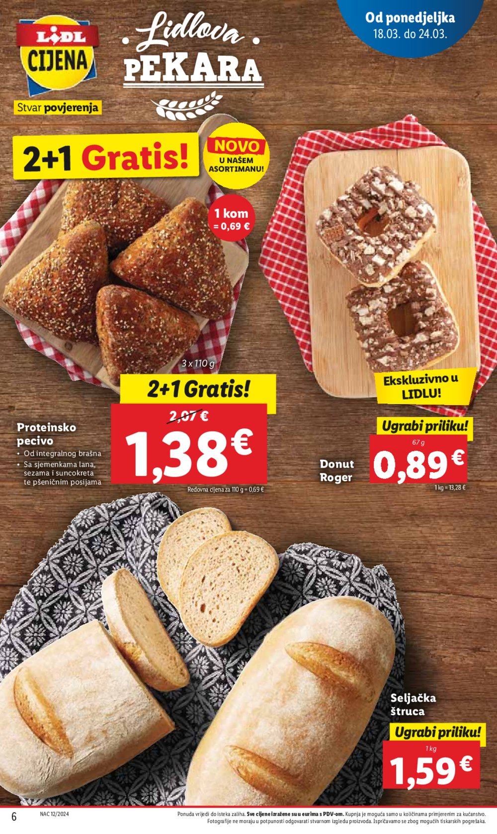Lidl katalog Super ponuda od ponedjeljka 18.03.-24.03.2024.