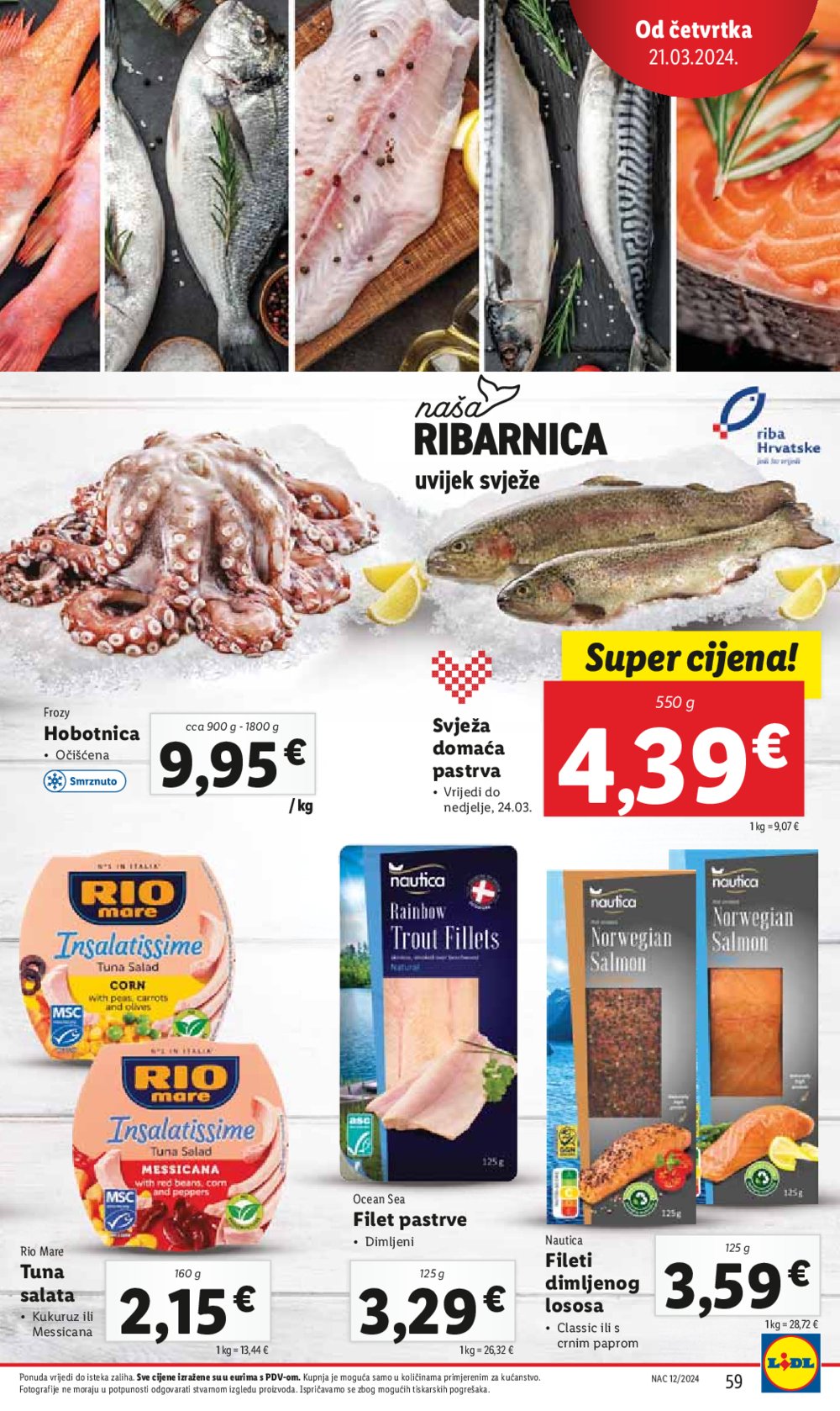 Lidl katalog Super ponuda od ponedjeljka 18.03.-24.03.2024.