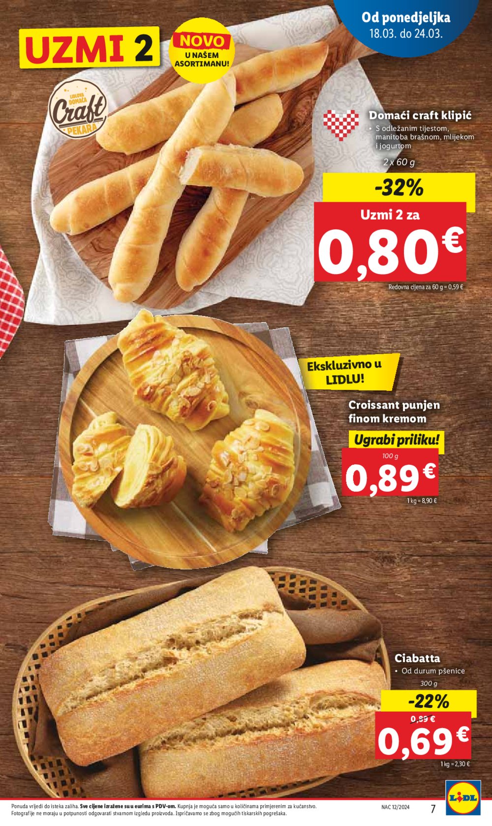 Lidl katalog Super ponuda od ponedjeljka 18.03.-24.03.2024.