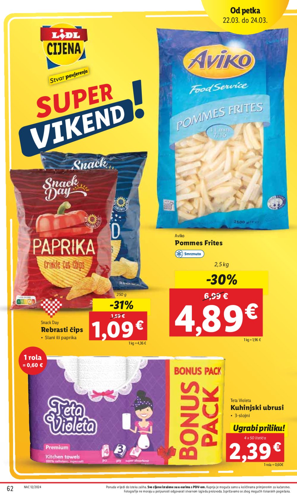 Lidl katalog Super ponuda od ponedjeljka 18.03.-24.03.2024.