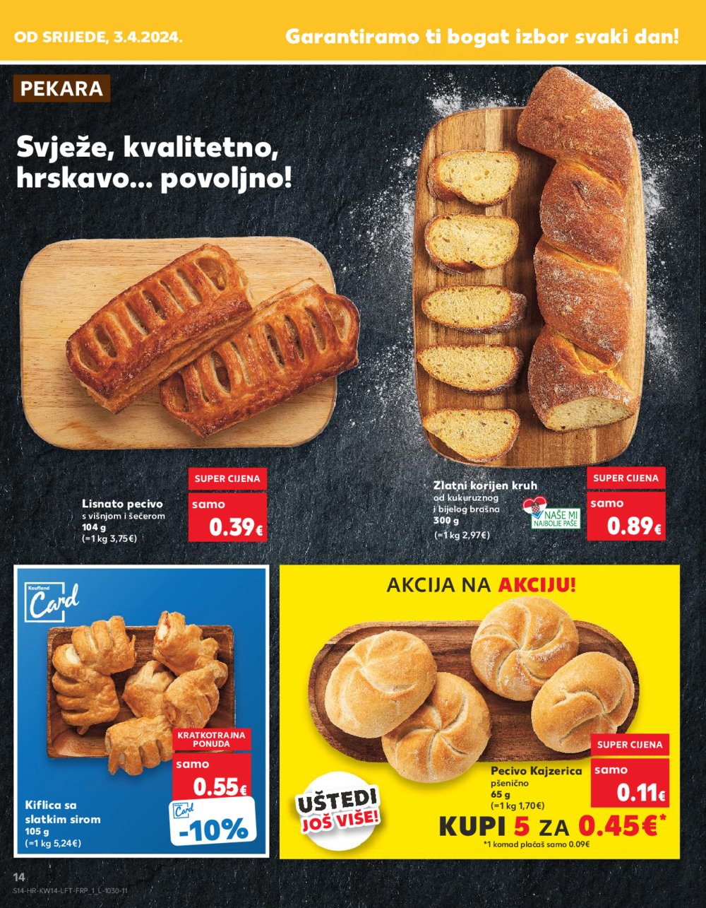 Kaufland katalog Akcija 03.04. - 09.04.2024. Zagreb