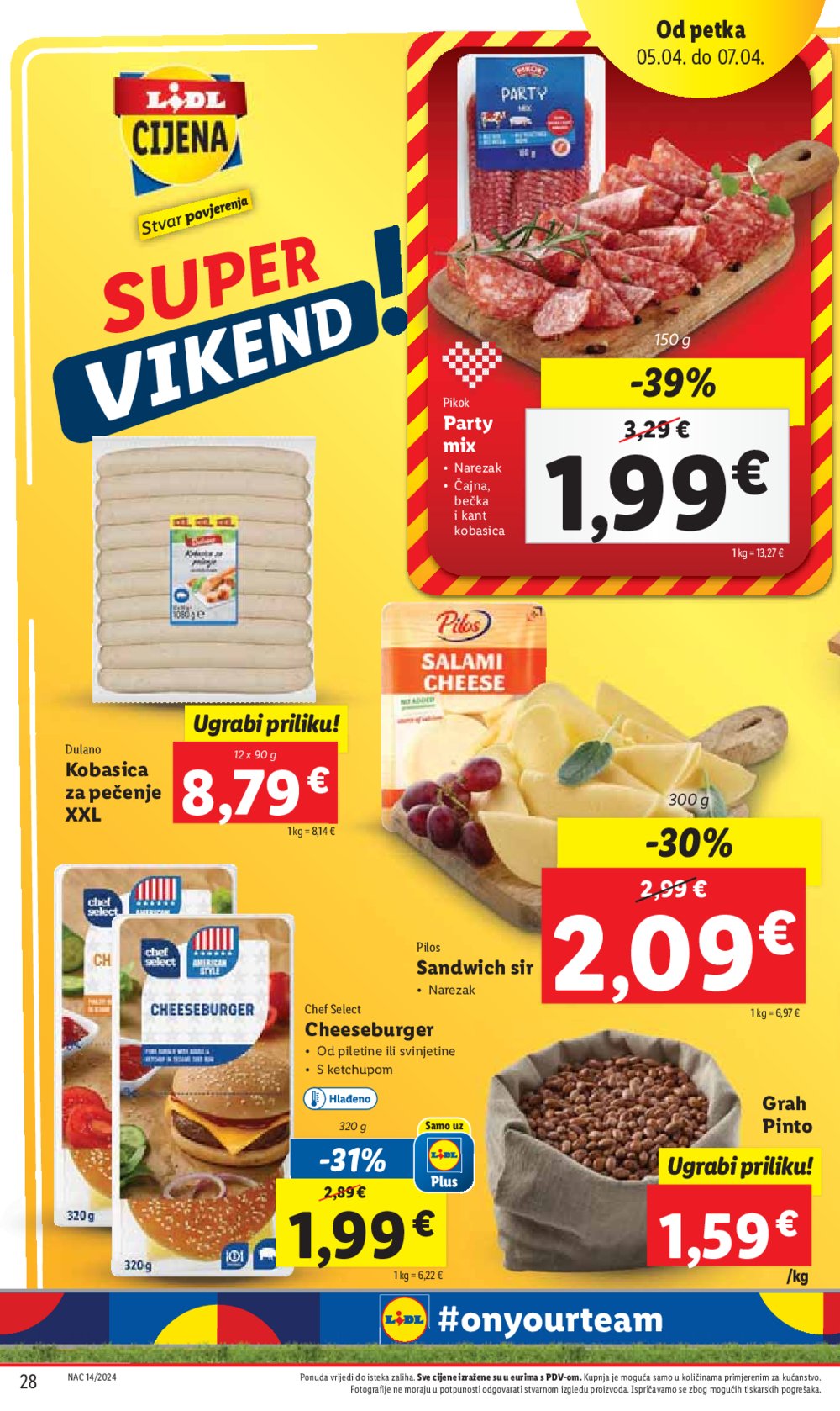 Lidl katalog Super ponuda od četvrtka 04.04.-07.04.2024.