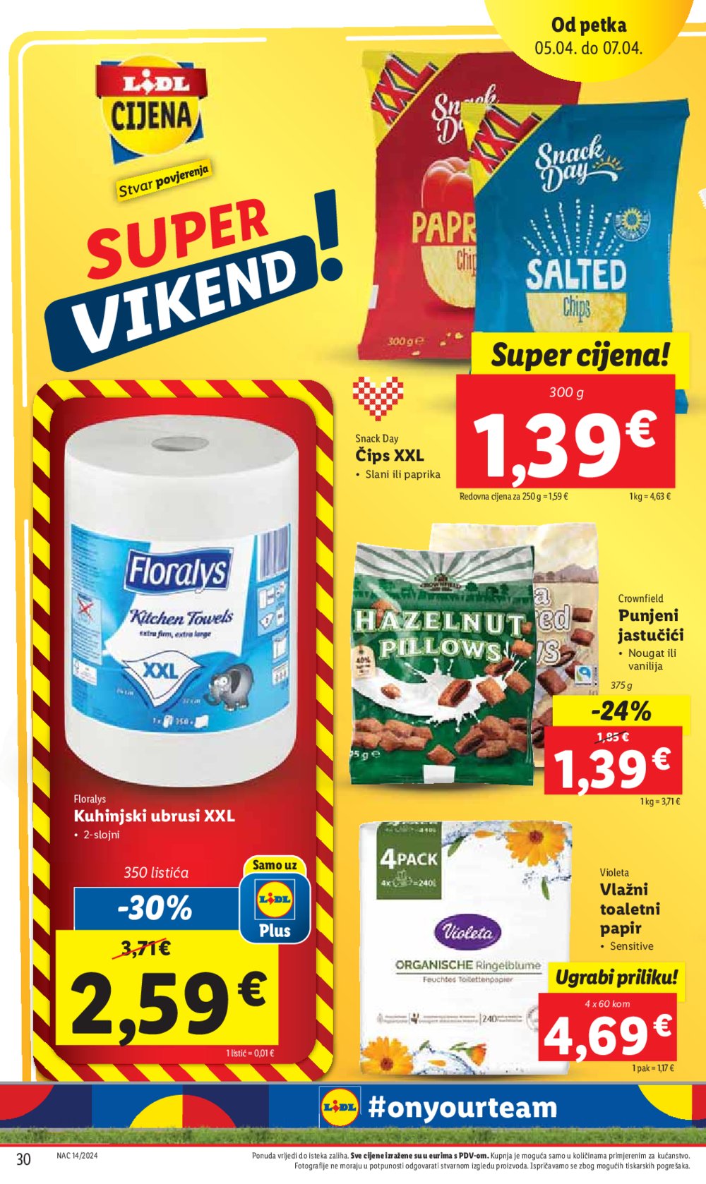 Lidl katalog Super ponuda od četvrtka 04.04.-07.04.2024.