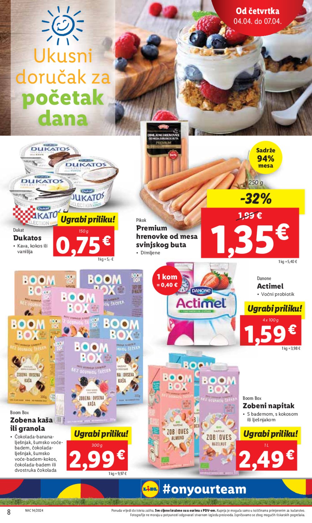 Lidl katalog Super ponuda od četvrtka 04.04.-07.04.2024.