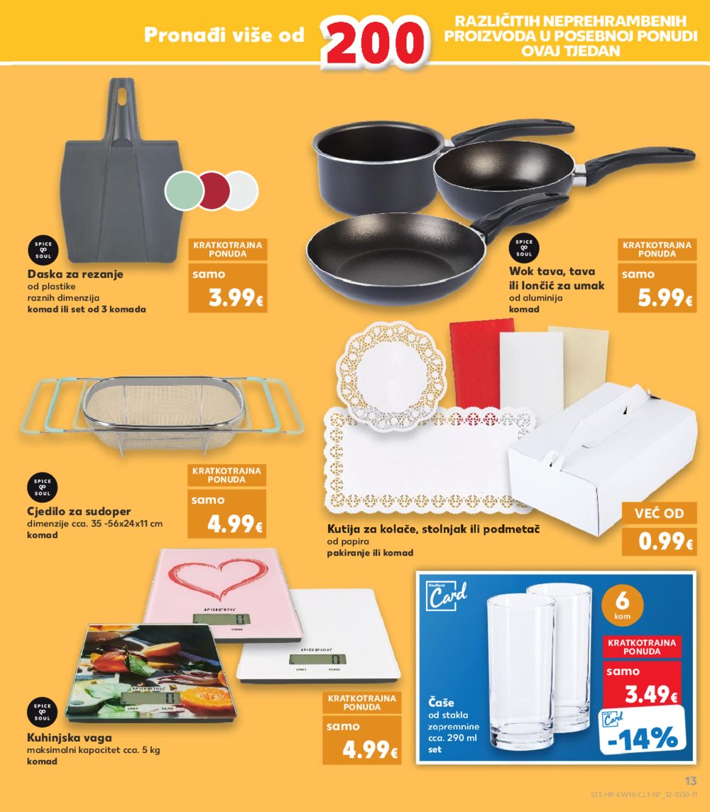 Kaufland katalog Neprehrana 10.04.-16.04.2024. Odabrane poslovnice