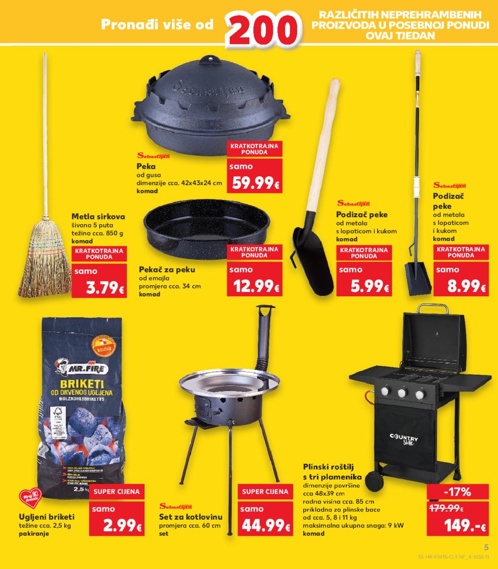 Kaufland katalog Neprehrana 10.04.-16.04.2024. Odabrane poslovnice