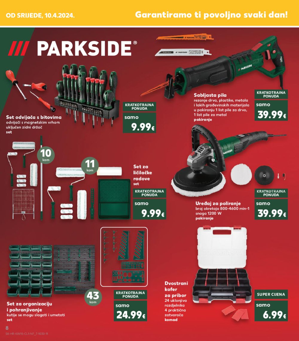 Kaufland katalog Neprehrana 10.04.-16.04.2024. Odabrane poslovnice