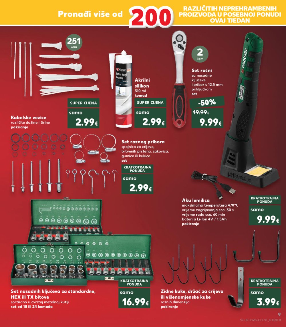 Kaufland katalog Neprehrana 10.04.-16.04.2024. Odabrane poslovnice