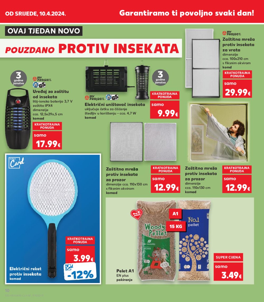 Kaufland katalog Neprehrana 10.04.-16.04.2024. Odabrane poslovnice