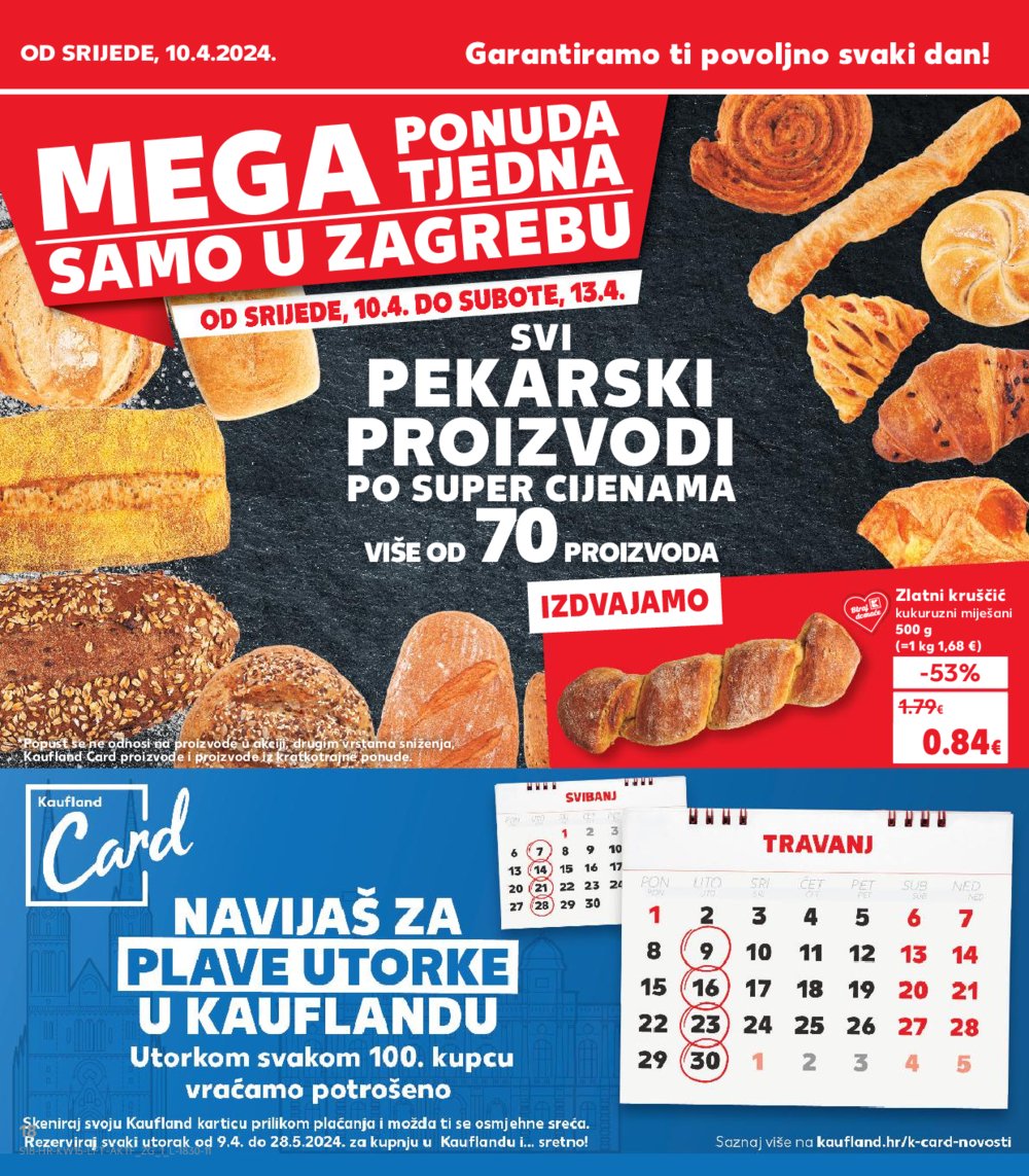 Kaufland katalog Akcija 10.04.-16.04.2024. Zagreb