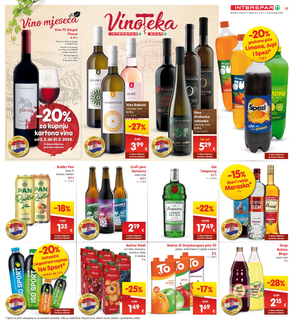 INTERSPAR katalog Akcija 02.05.-07.05.2024.