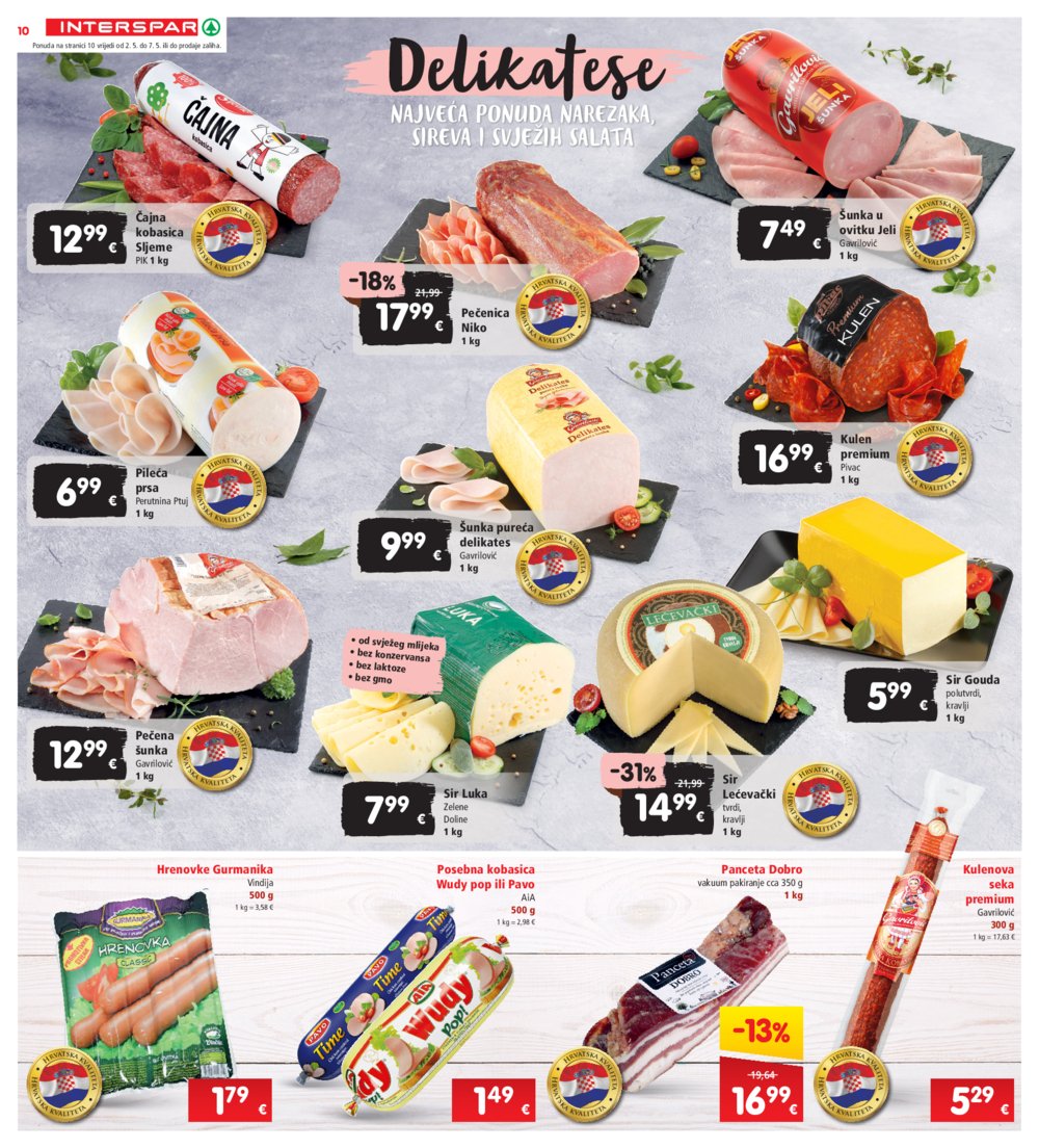 INTERSPAR katalog Akcija 02.05.-07.05.2024.