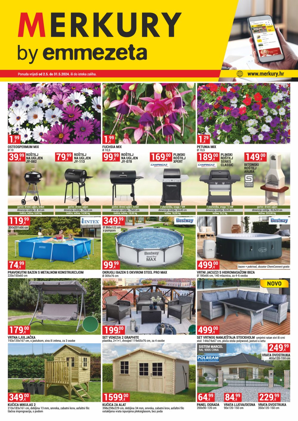 Merkury katalog Akcija 202.05.-31.05.2024. Osijek i Split