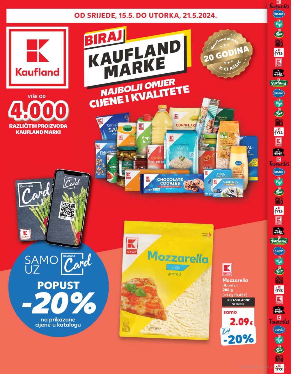 Kaufland Katalog Akcija 15.05.-21.05.2024. Ma, DS, Vodice