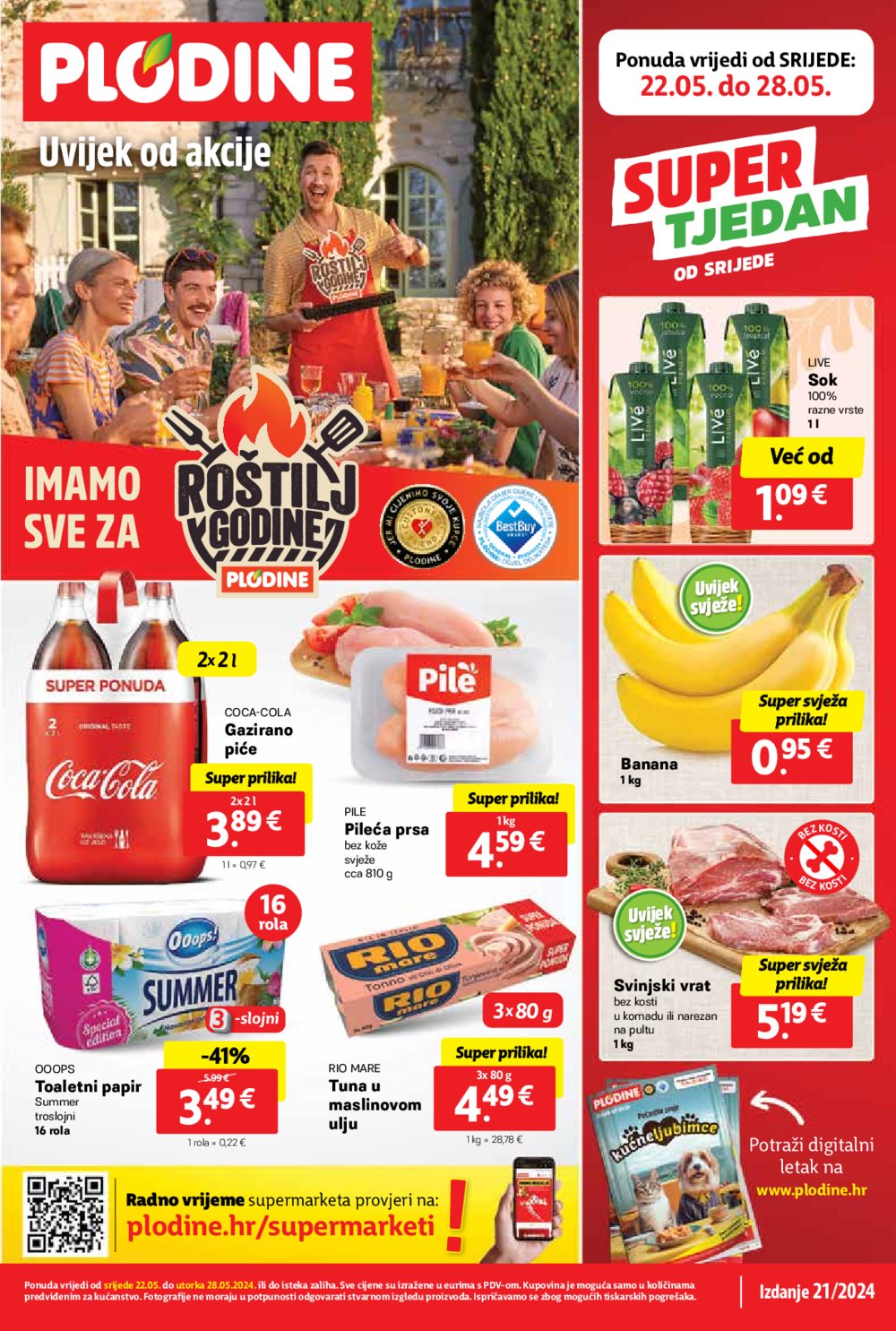 Plodine katalog Super tjedan od srijede 22.05.-28.05.2024.