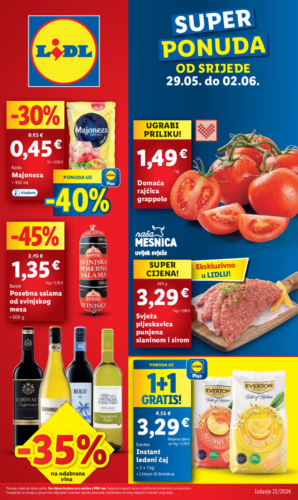 Lidl Super ponuda od Srijede 29.05.-02.06.2024.