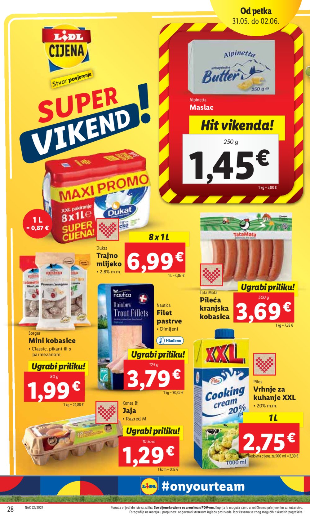 Lidl Super ponuda od Srijede 29.05.-02.06.2024.