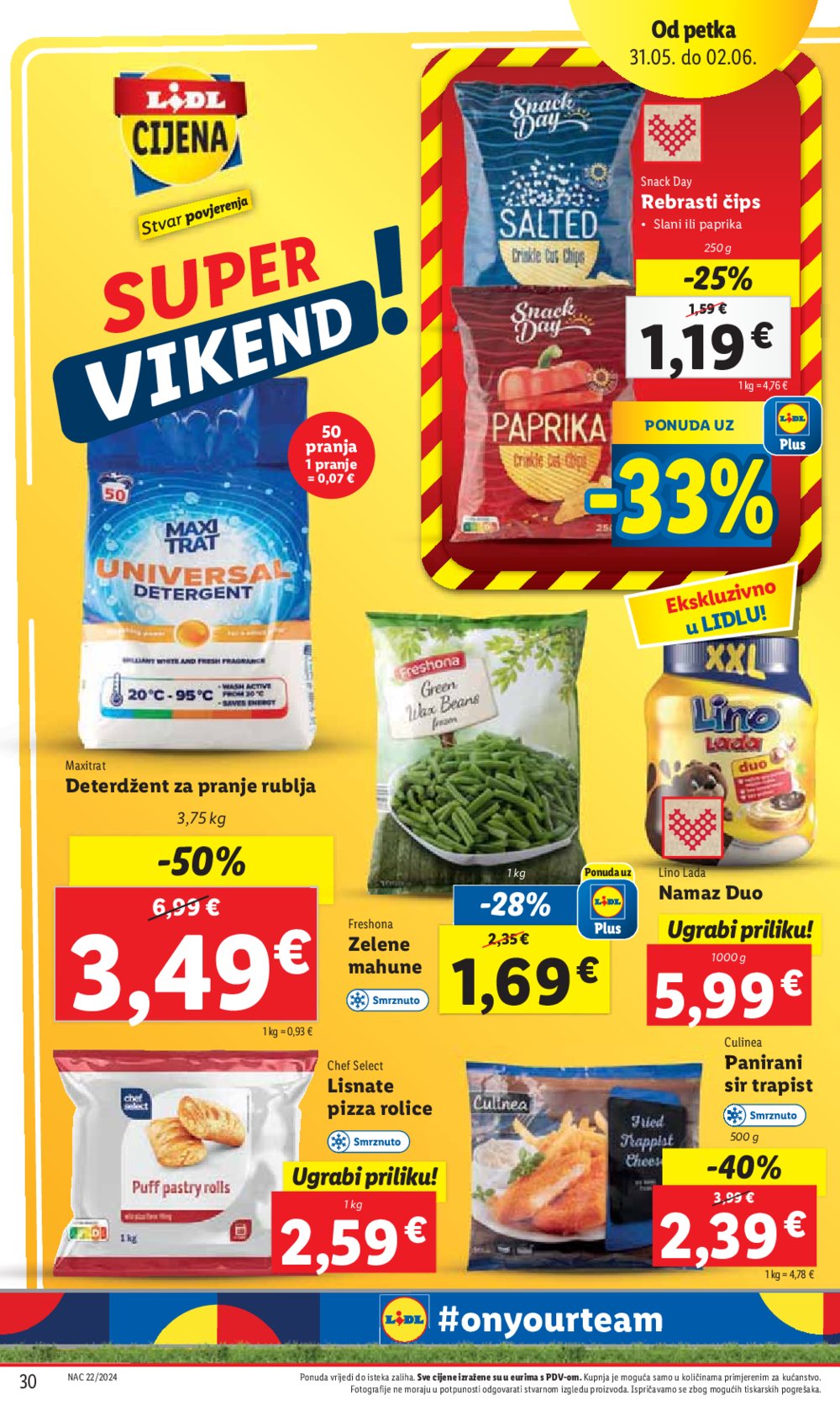 Lidl Super ponuda od Srijede 29.05.-02.06.2024.