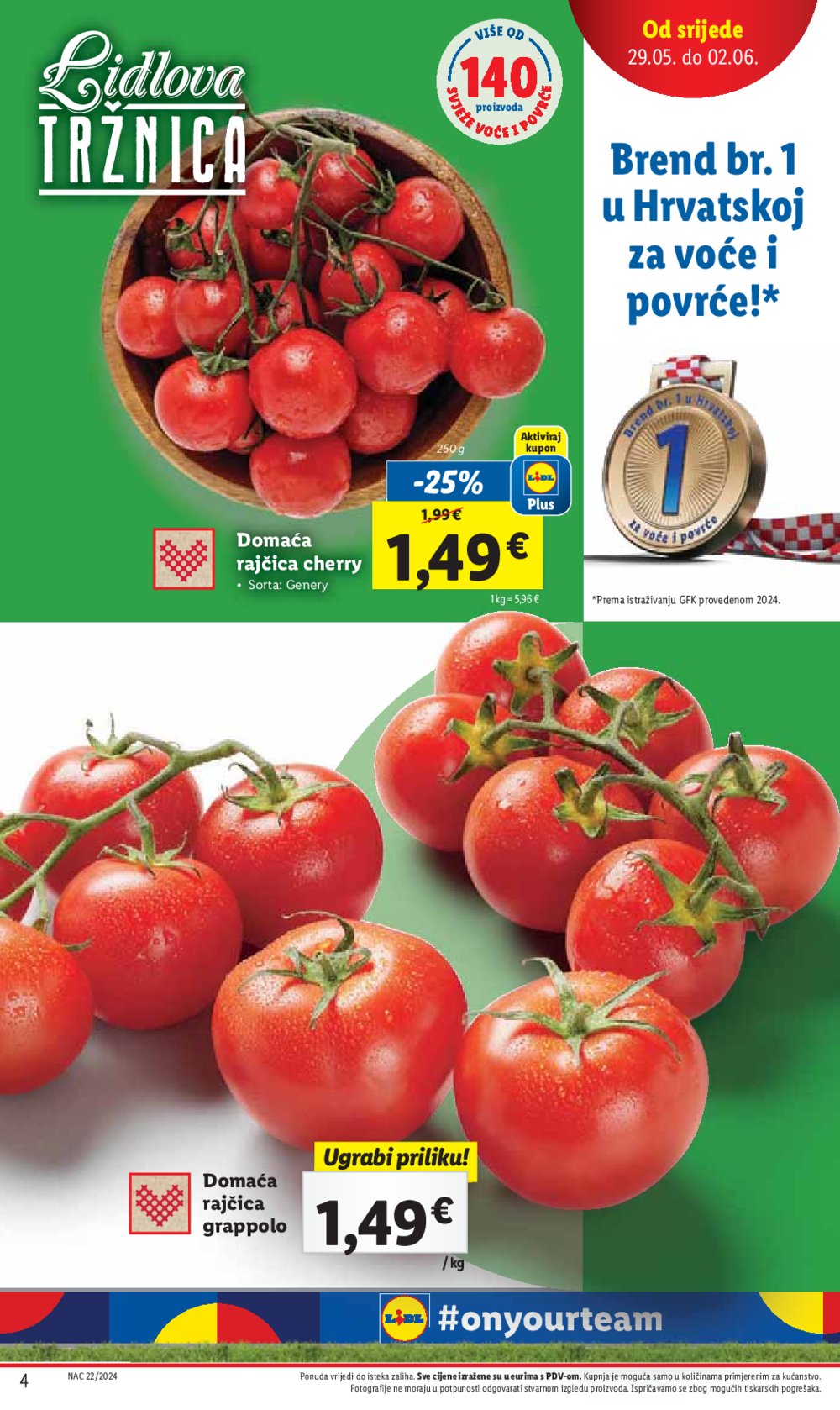 Lidl Super ponuda od Srijede 29.05.-02.06.2024.
