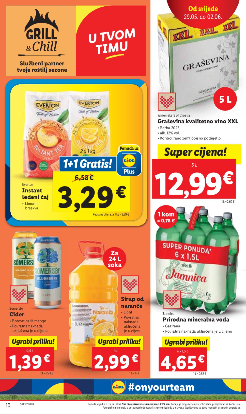 Lidl Super ponuda od Srijede 29.05.-02.06.2024.