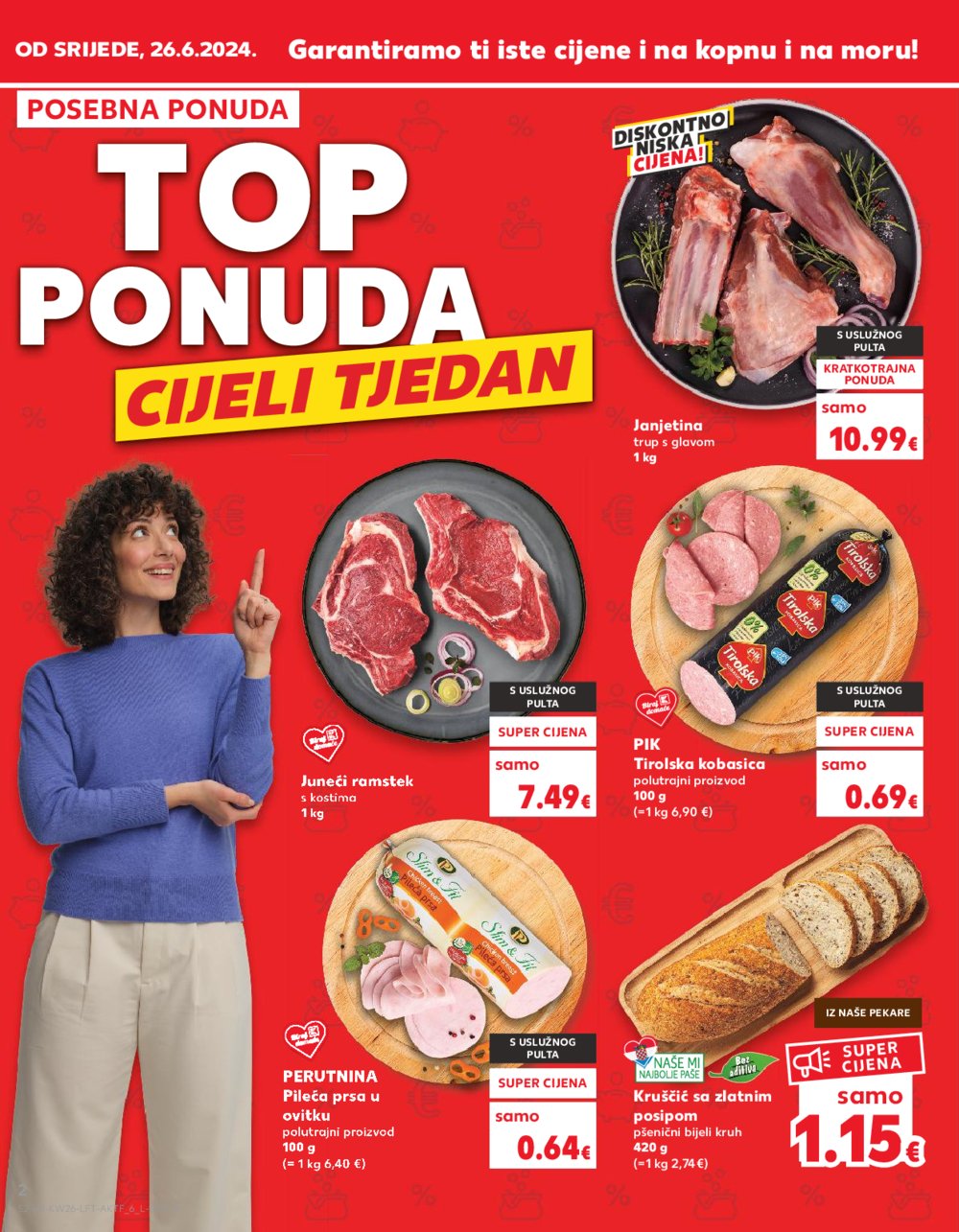 Kaufland katalog Akcija 26.06.-02.07.2024. VG, DS, Ma, Po, Rv, Vu, Vo