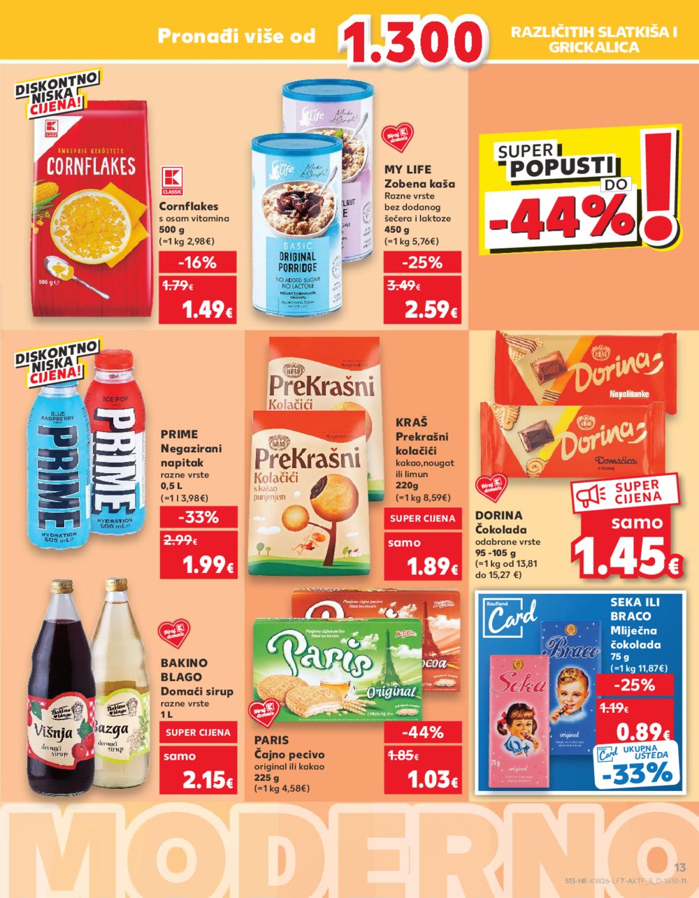 Kaufland katalog Akcija 26.06.-02.07.2024. VG, DS, Ma, Po, Rv, Vu, Vo