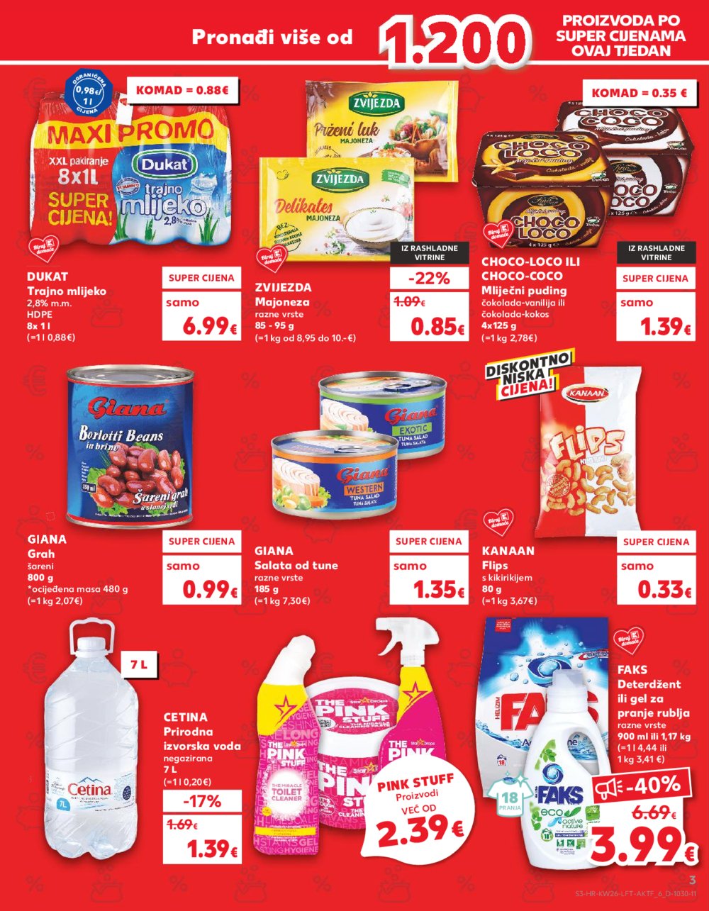 Kaufland katalog Akcija 26.06.-02.07.2024. VG, DS, Ma, Po, Rv, Vu, Vo