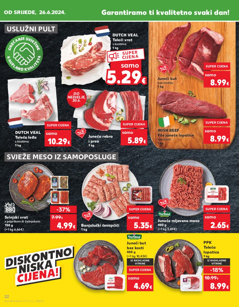 Kaufland katalog Akcija 26.06.-02.07.2024. VG, DS, Ma, Po, Rv, Vu, Vo