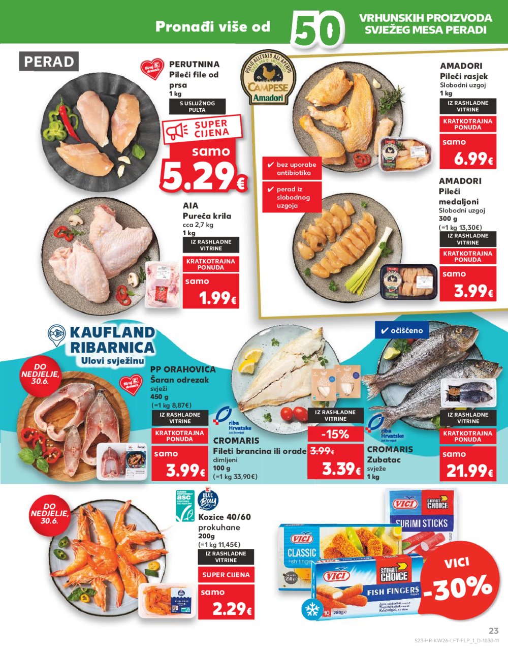 Kaufland katalog Akcija 26.06.-02.07.2024. VG, DS, Ma, Po, Rv, Vu, Vo