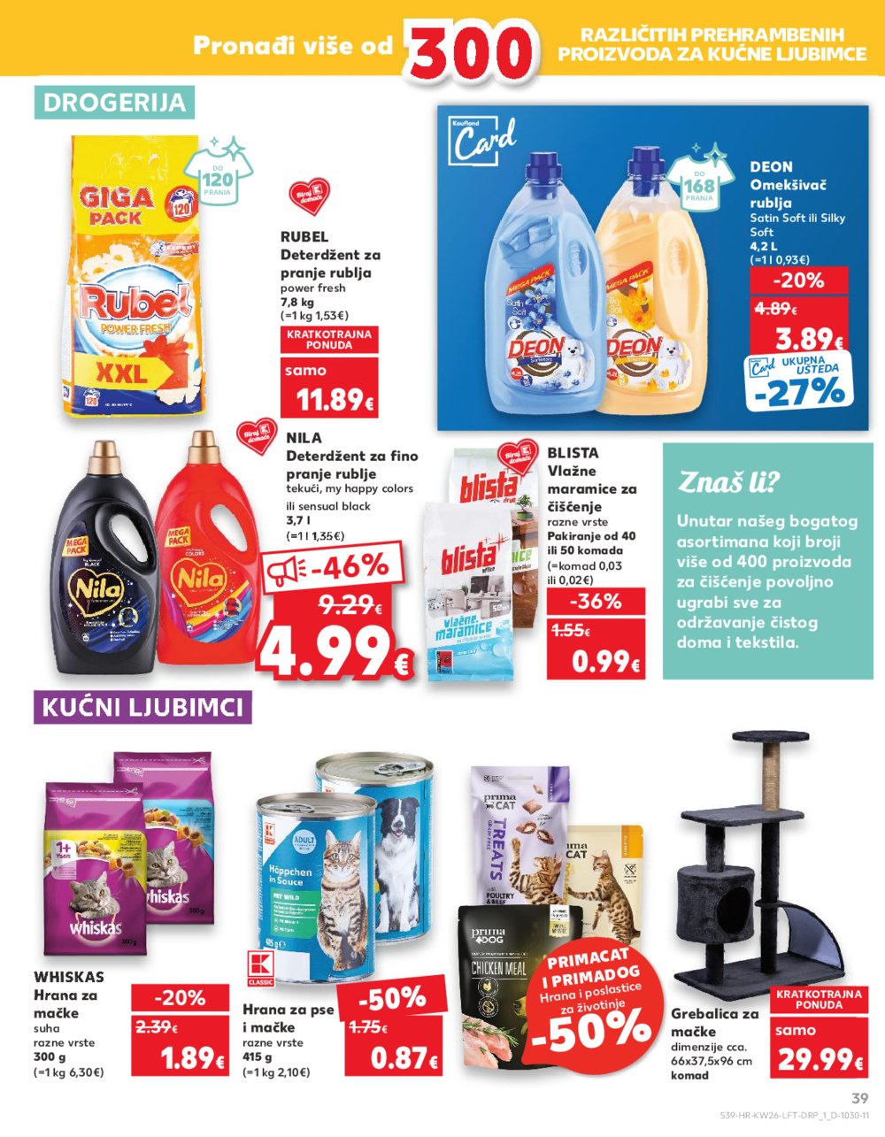 Kaufland katalog Akcija 26.06.-02.07.2024. VG, DS, Ma, Po, Rv, Vu, Vo