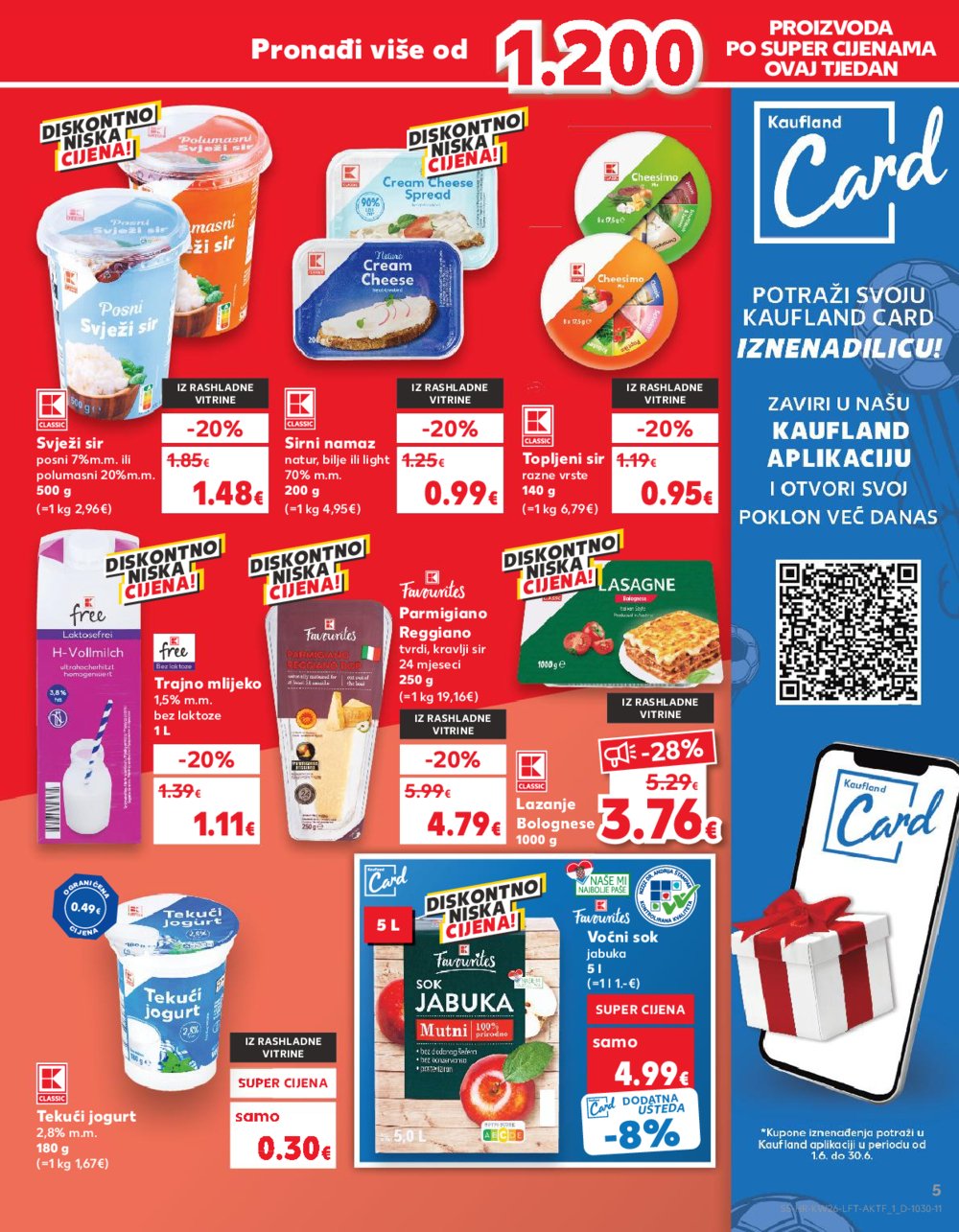 Kaufland katalog Akcija 26.06.-02.07.2024. VG, DS, Ma, Po, Rv, Vu, Vo