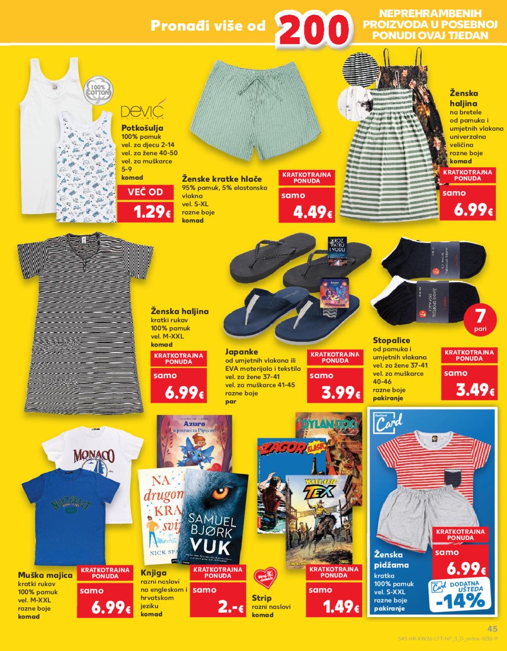 Kaufland katalog Akcija 26.06.-02.07.2024. VG, DS, Ma, Po, Rv, Vu, Vo