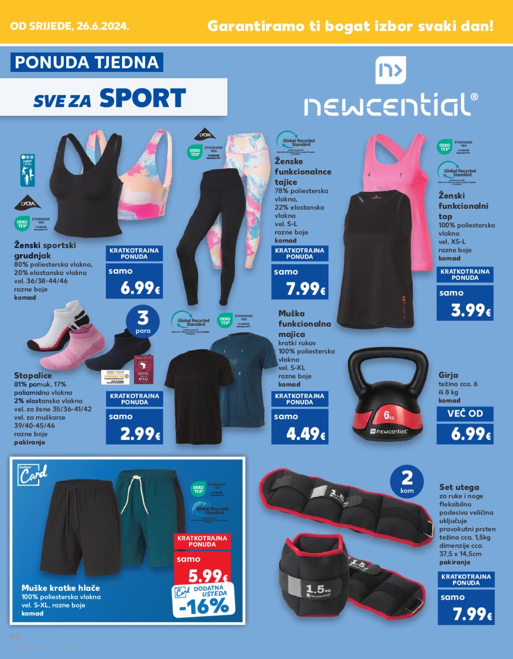 Kaufland katalog Akcija 26.06.-02.07.2024. VG, DS, Ma, Po, Rv, Vu, Vo