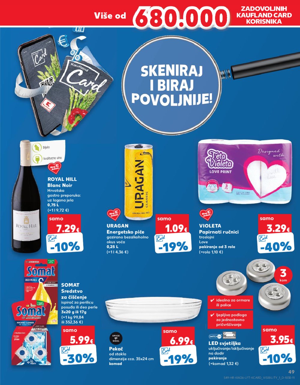 Kaufland katalog Akcija 26.06.-02.07.2024. VG, DS, Ma, Po, Rv, Vu, Vo