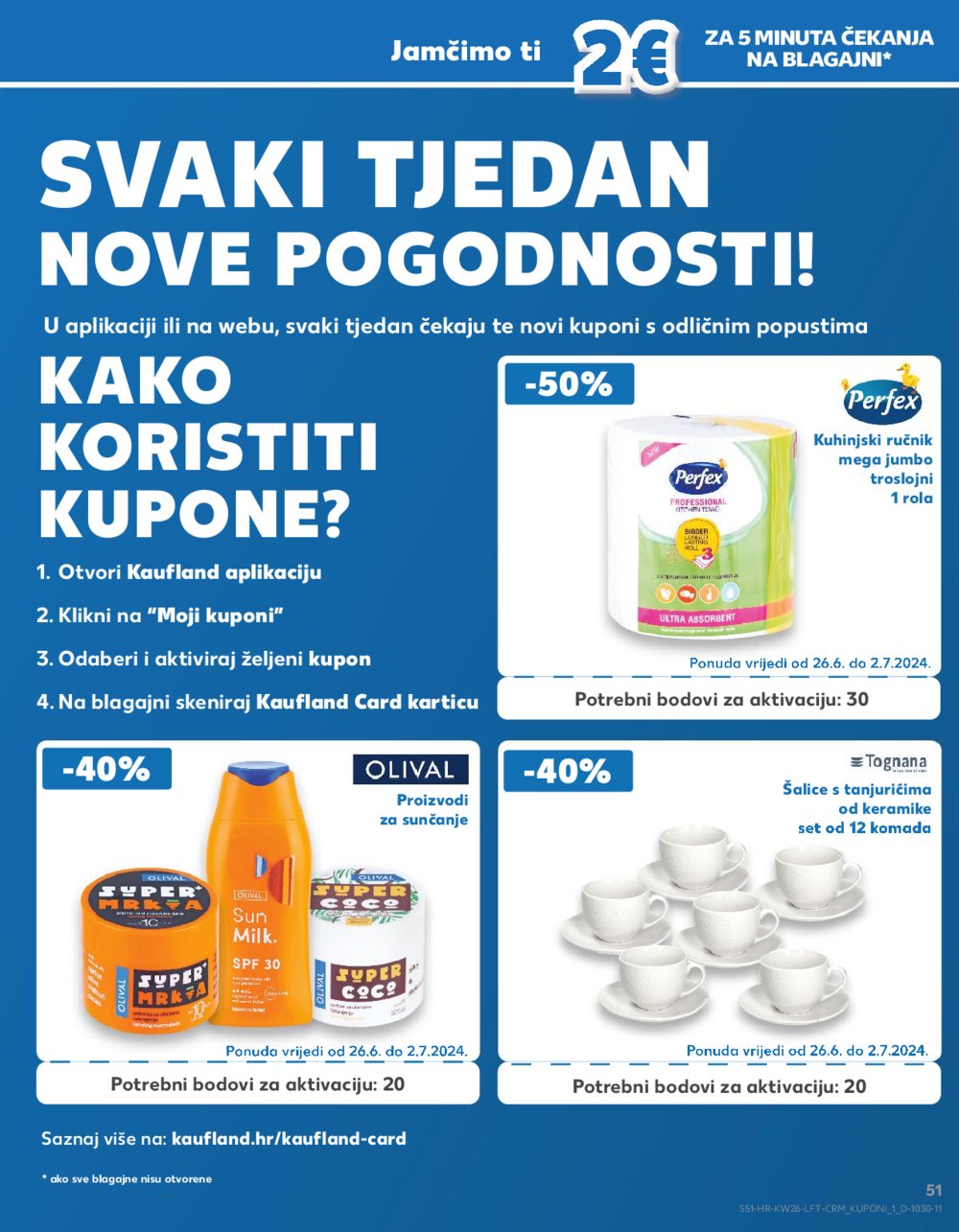 Kaufland katalog Akcija 26.06.-02.07.2024. VG, DS, Ma, Po, Rv, Vu, Vo