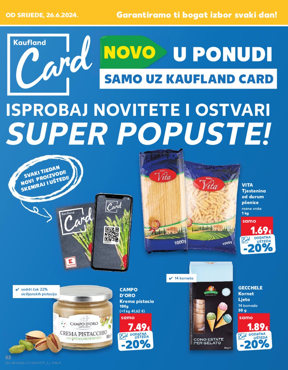 Kaufland katalog Akcija 26.06.-02.07.2024. VG, DS, Ma, Po, Rv, Vu, Vo