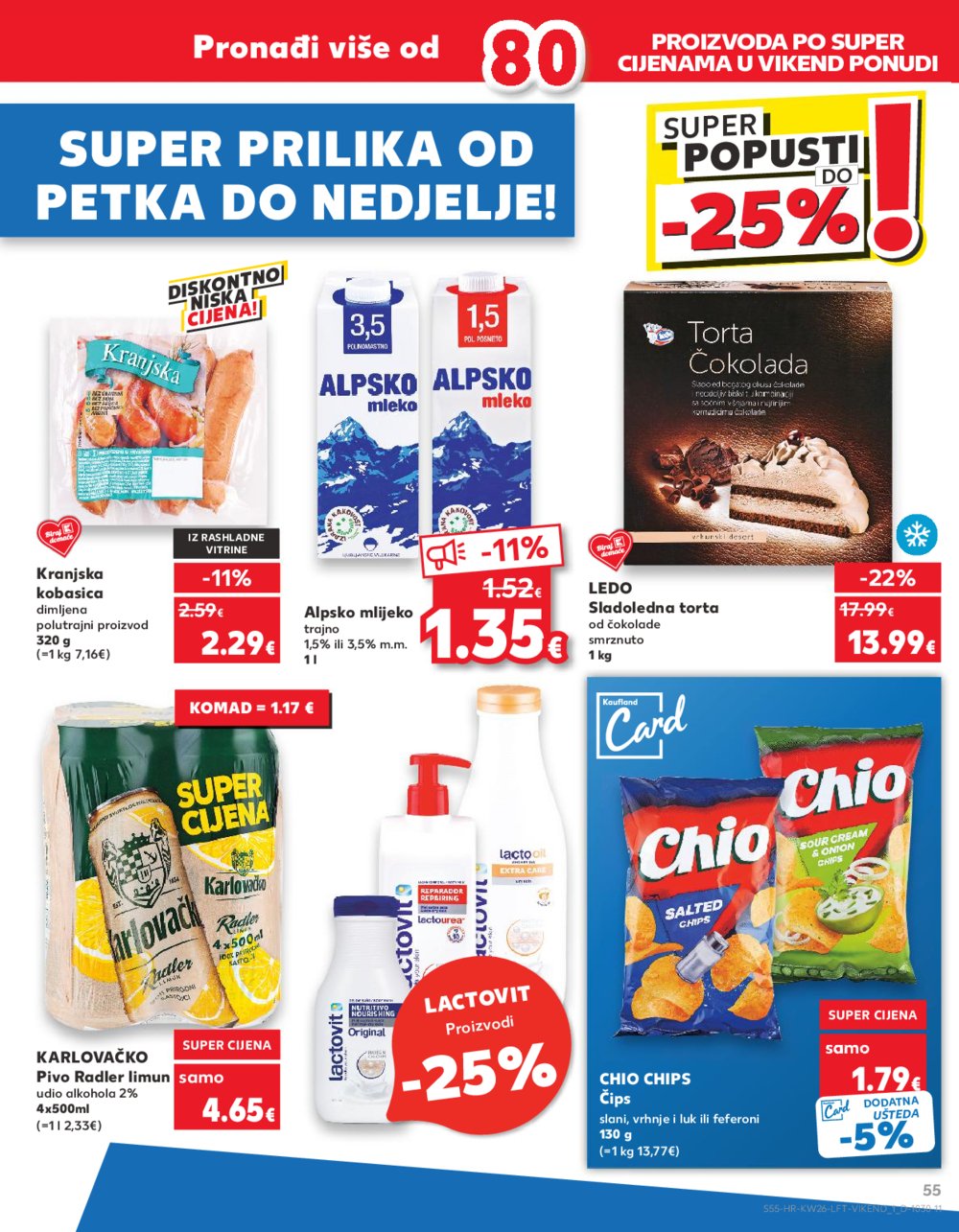 Kaufland katalog Akcija 26.06.-02.07.2024. VG, DS, Ma, Po, Rv, Vu, Vo