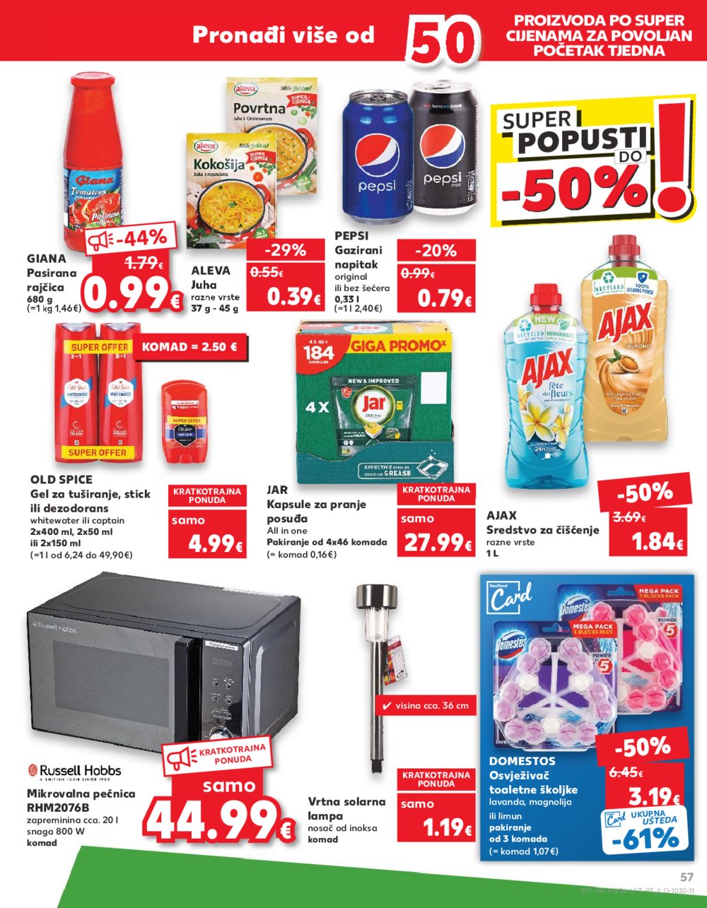 Kaufland katalog Akcija 26.06.-02.07.2024. VG, DS, Ma, Po, Rv, Vu, Vo