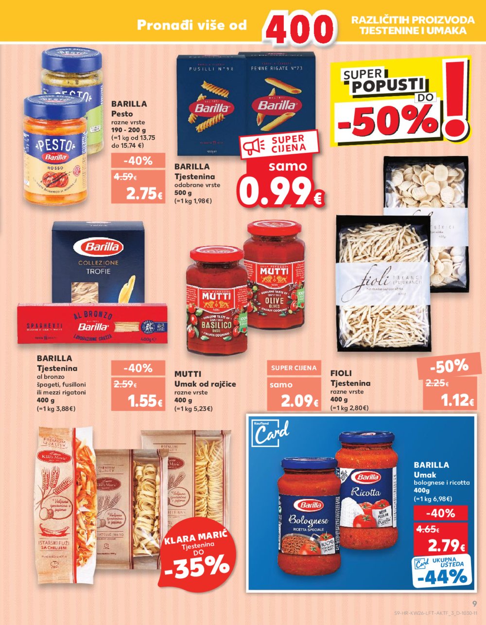 Kaufland katalog Akcija 26.06.-02.07.2024. VG, DS, Ma, Po, Rv, Vu, Vo