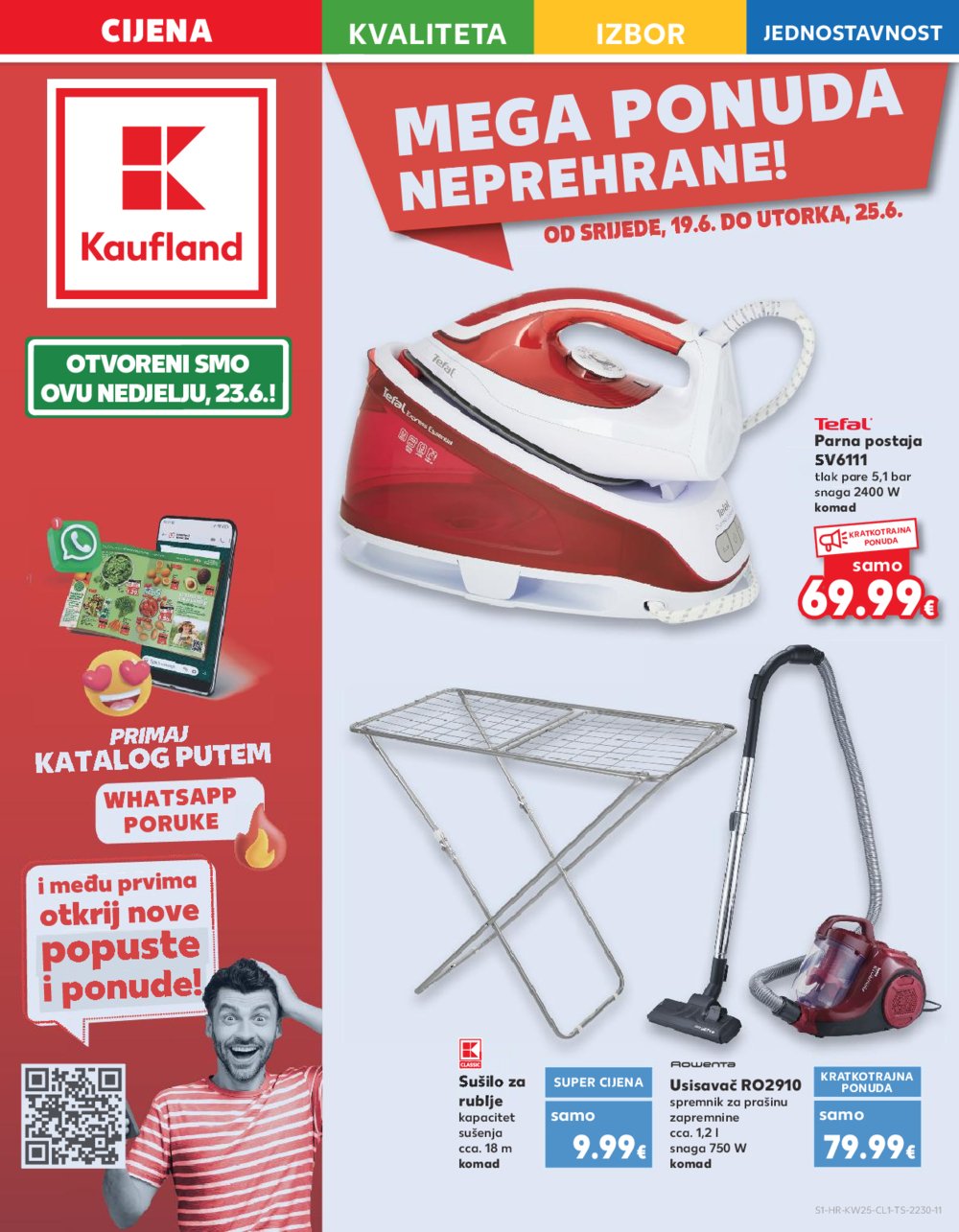 Kaufland katalog Mega ponuda neprehrane! 19.06.-25.06.2024. VG, DS, Rv, Po, Ma, Vu, Vo