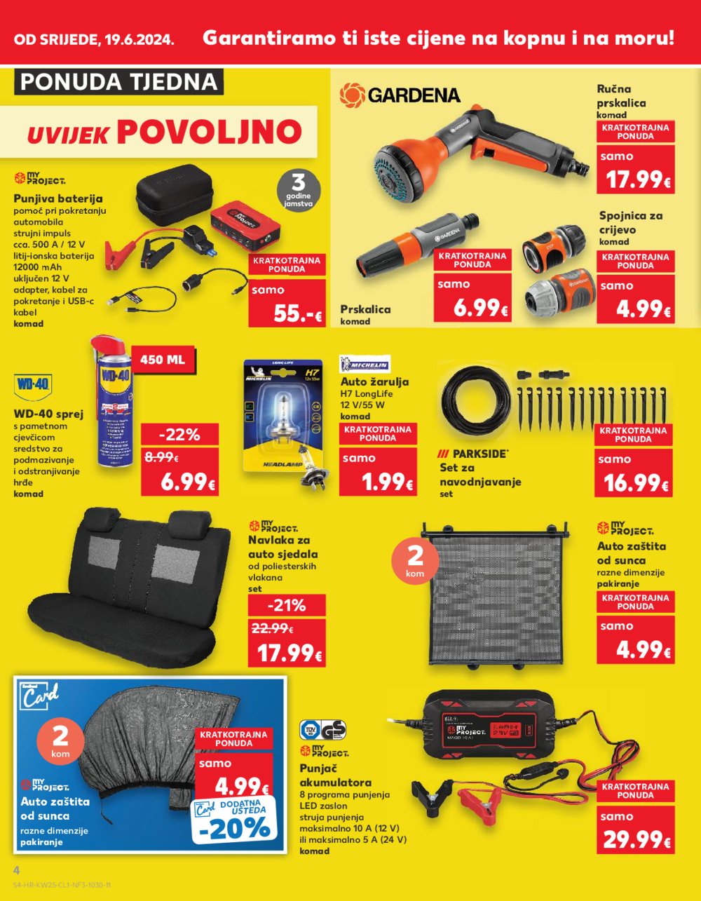 Kaufland katalog Mega ponuda neprehrane! 19.06.-25.06.2024. VG, DS, Rv, Po, Ma, Vu, Vo