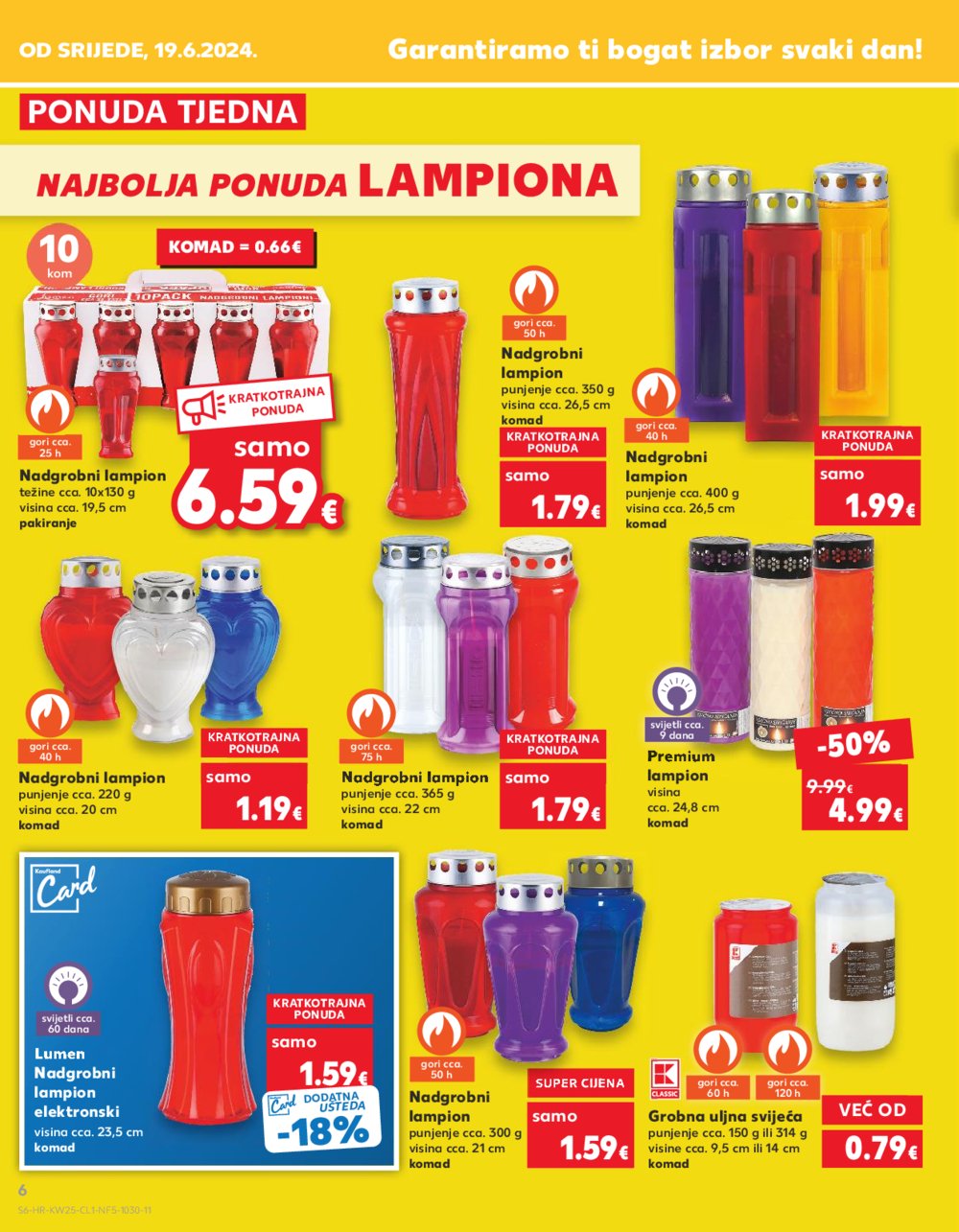 Kaufland katalog Mega ponuda neprehrane! 19.06.-25.06.2024. VG, DS, Rv, Po, Ma, Vu, Vo