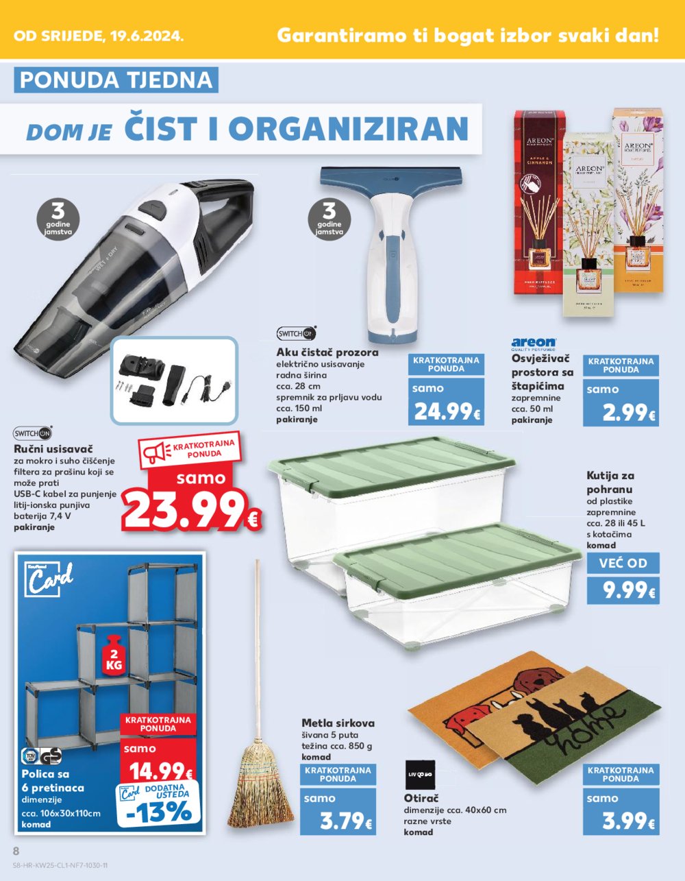 Kaufland katalog Mega ponuda neprehrane! 19.06.-25.06.2024. VG, DS, Rv, Po, Ma, Vu, Vo