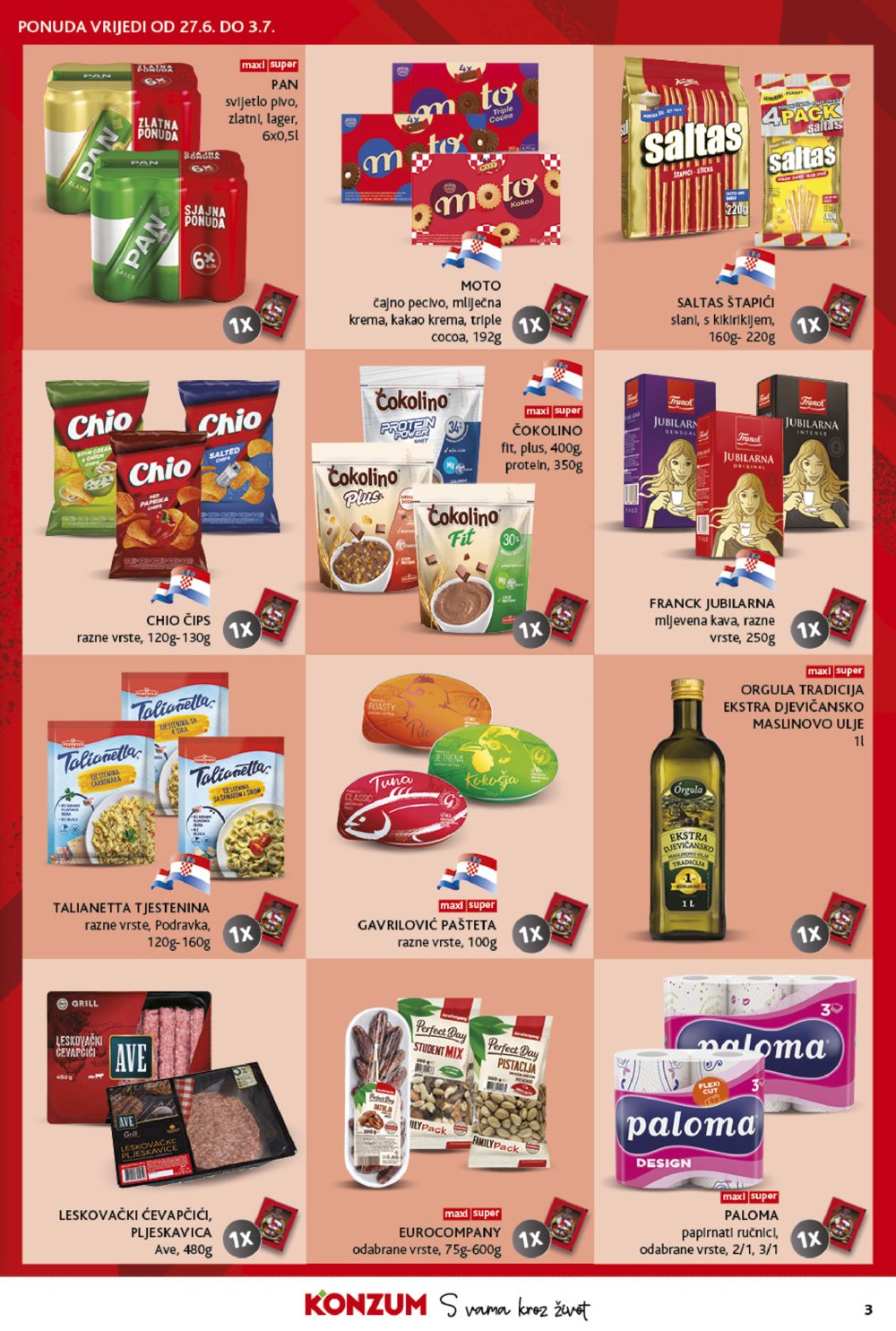 Konzum katalog Akcija 27.06.-03.07.2024.