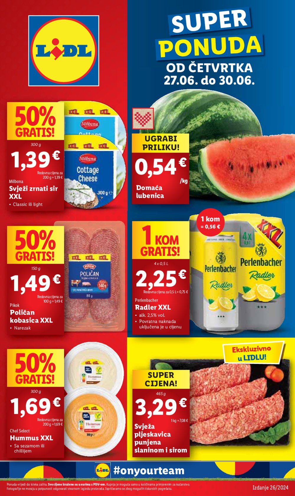 Lidl katalog Super ponuda od četvrtka 27.06.-30.06.2024.